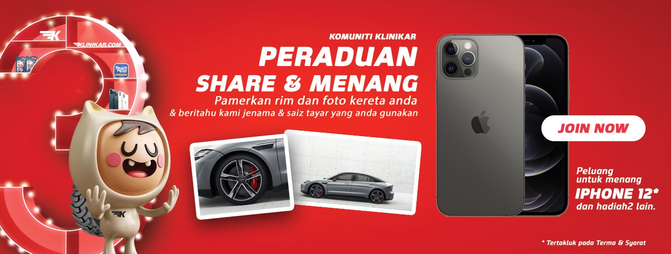 Share & Win Menang 1 BM Komuniti