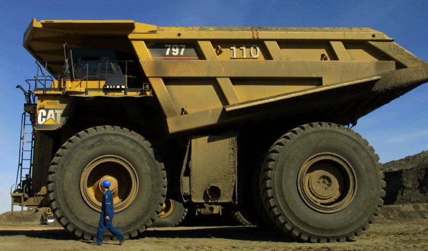 Caterpillar 797 haul truck the big mining truck