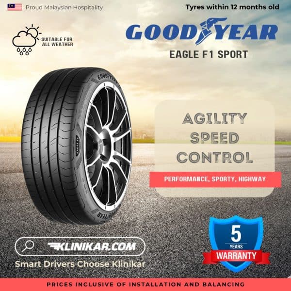 225/45R18 GOODYEAR EAGLE F1 SPORT