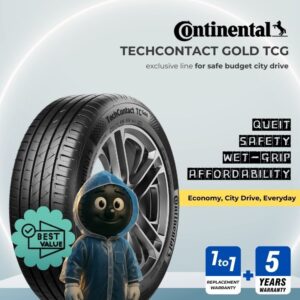 225/55R17 CONTINENTAL TECHCONTACT GOLD TCG SSR