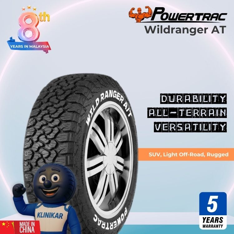 265/70R15 POWERTRAC WILDRANGER AT 1 265/70R15 POWERTRAC WILDRANGER AT